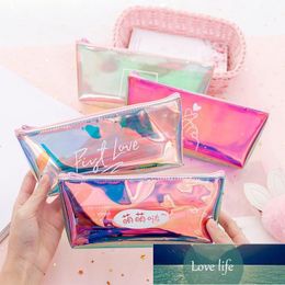 Cute Laser Pencil Case Quality PVC Pencil Bag Pen Storage Bag School Office Supplies Stationery Gift1
