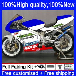 OEM Body For SUZUKI RGVT-250 RGVT250 VJ21 VJ22 250CC 1988 1989 1990 White blue 91 92 93 Bodywork 31No.187 RGV-250 RGV250 SAPC RGVT RGV 250 88 89 90 1991 1992 1993 Fairing