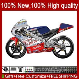 Bodywork For Aprilia RS4 RSV-125 RSV125RR RSV125 36No.162 RSV RS 125 Blue red white R RR 125RR RS-125 1999 2000 2001 2002 03 04 05 RS125 99 00 01 02 2003 2004 2005 Fairing Kit