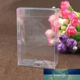 3*4*6cm 50pcs clear plastic pvc boxes schachtel transparent box for candy/wedding gift Jewellery display packaging