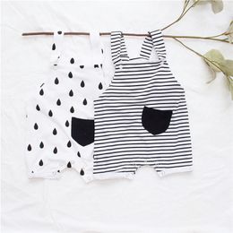 EnkeliBB New Baby Romper Summer Lovely Boys Girls White One-piece Rompers Fashion Toddler Summer Clothing 210312