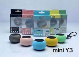 Mini Y3 Bluetooth Speaker Wireless Shower Handsfree Mic Suction Chuck Speaker Car Speaker Portable mini MP3 Super Bass Call Receive