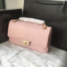 Donne multi clutch designer di lusso borse in pelle 2021 oro rosa catena pelle 25 cm portafogli portafoglio brand bochette spalla nera crossbody ha qfil