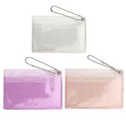 Waterproof Coin Purse Bag Card Pouch PVC Cute Business Card Holders Wallet Transparent Credit Card Holder Organizer Case