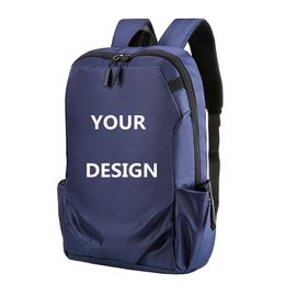 Custom College Bags Backpack Fabric PU Leather Waterproof Sports Outdoor Laptop Anti Theft Schoolbag B169