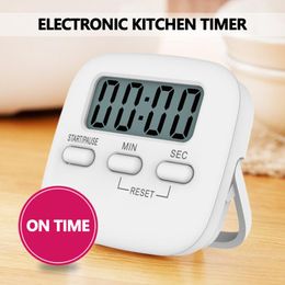 Timers Multifunctional Kitchen Timer Alarm Clock Practical Supplies Cook Food Tools 2 Colours For Home Cooking Study Accessories