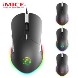 Gaming Mouse Gamer Computer Mouse Wired Ergonomic Mause with Cable 3200DPI Led Game Mice RGB USB Optical PC Mouse with Backlight