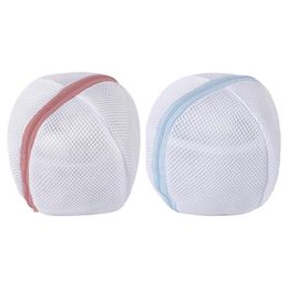 wash boxes UK - Storage Boxes & Bins Bra Special Laundry Bag With Zipper Polyester Basket Mesh Pouch For Protect Underwear Wash Ball Shape Bras M6CE