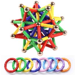 50-300pcs Educational Magnetic Sticks For Kids Magnet Building Blocks Toys Accessories Designer Magnetic Construction Toys Q0723