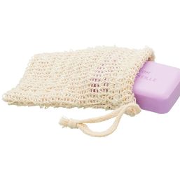 Natural Exfoliating Mesh Soap Saver Sisal Soap Saver Bag Pouch Holder For Shower Bath Foaming And Drying DH0785