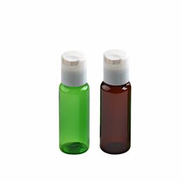 20ml x 100 Empty Cosmetic Sample Plastic Bottles PET 20cc Cosmetic Lotion Oil Packaging Containers