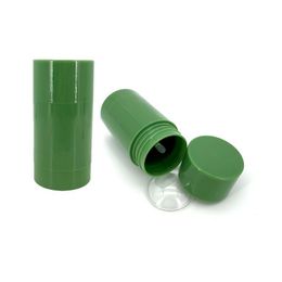 Empty 40g Rotatable Plastic Bottles Portable Cosmetic Containers for Green Tea Clay Stick Mask, Solid Antiperspirant Balm