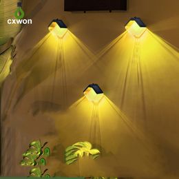 Outdoor Solar Lights Wall Lamps Energy Garden Lamps Waterproof RGB Christmas Decoration Festoon Led Light