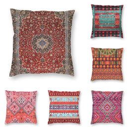oriental decor UK - Cushion Decorative Pillow Vintage Oriental Traditional Moroccan Turkish Style Artwork Cushion Cover For Sofa Boho Geometric Throw Case Decor
