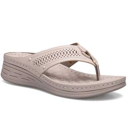 Women Slippers Home Ladies Shoes Casual Wedges Flip Flop Female Sandals For Summer Chausson Femme Plus Size qq794 210625