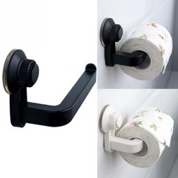 Toilet Paper Holders Holder Wall Mounted Suction Cup Rack Kitchen Bathroom Accessories Roll For Tissue Towel