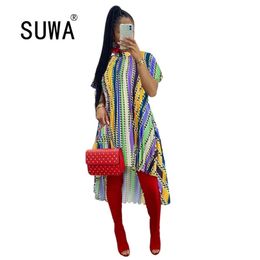 Sexy Fashion Multicolor Women's Dress Sale Summer Outfits Short Sleeve Vintage Casual Boho Midi Dresses Streetwear 210525