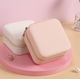 Mini Jewellery Case Portable Travel Jewellery Box Small Storage Organiser Display Boxes Rings Earrings Necklaces Gifts for Women