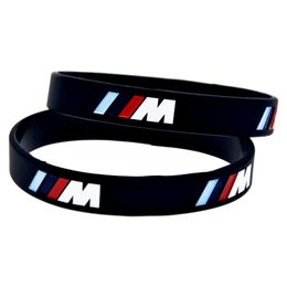 Silicone Engraved Sports Bracelets M Performance Used For BMW Club M3, M5, M6,Jewelry Sport M Power Silicone Wristband Bracelet Bangles