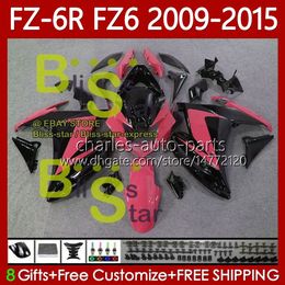 OEM Fairings For YAMAHA FZ 6R 6N 6 FZ6 R N 600 FZ-6R FZ600 FZ6R 2009 2010 2011 2012 2013 2014 2015 Red Black Body 103No.108 FZ-6N 09 10 11 12 13 14 15 FZ6N 09-15 Bodywork Kit