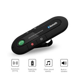 Viseira solar Bluetooth Viva-voz MP3 Leitor de música sem fio Handsfree Cars Kit Outros Eletrônicos Receptor Bluetooth Alto-falante Carregador de carro 2023