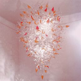 Modern Creative Antique Lamp Indoor Lighting Chandelier 100% Hand Blown Glass Chandeliers LED Light Dining Room Decoration