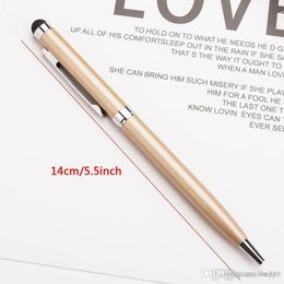 Touch Screen Ballpoint Pen Metal Durable 1.0mm Ballpoint Pen Fashion Oil Ballpoint Pens Writing Supplies Advertising Gift XVT1775