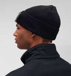 Lens removeable men caps outdoor warm cotton knitted beanies windproof skullcaps casual male Winter warm hat