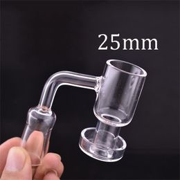 Newest Terp Vacuum Quartz Banger OD 25mm 10mm 14mm 18mm Female Male Quartz Bangers Domeless Terp Slurper Up Oil Nails Dab Tool