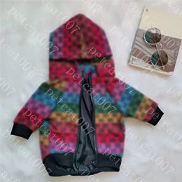 Colorful Pet Jacket Dog Apparel Letter Print Pets Coat Hoodie High Quality Dogs Jackets Clothing