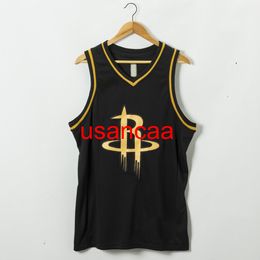 All embroidery No. 0 Westbrook Black Gold Edition Basketball Customize men's women youth add any number name XS-5XL 6XL Vest