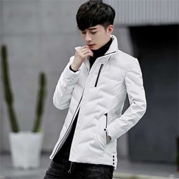 winter men white duck down jacket coat high quality thick warm OUTERWEAR overcoat 1028 211110