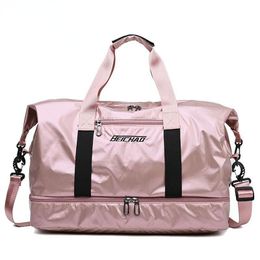 Duffel Bags Waterproof Travel Sports Bag Ladies Outdoor Sport Gym Women Oxford Fitness Storage Tote For Shoe Men Training 2021