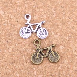 150pcs Antique Silver Plated Bronze Plated bike bicycle Charms Pendant DIY Necklace Bracelet Bangle Findings 15*16mm