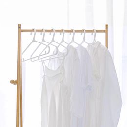 QUANGE 10PCS White Wide shoulder Cloth Hanger Hook PP Material from XIAOMI YOUPIN - White