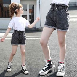 Baby girls shorts jeans Trousers design summer children's kids denim for pants toddler girl clothing 210723