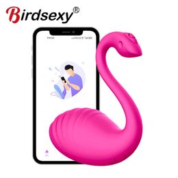 Nxy Sex Vibrators Wireless App Remote Control Bluetooth Vibrating Panties Wear Dildo g Spot Clitoris Toys for Women Shop 1201