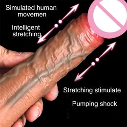 Arrivals Realistic Dildo Vibrator Sex Toy for Adult Men Women Gay Silicone Vibrating Penis Anal Stimulator Vagina Massager 220309