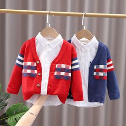 2021 Brand New Autumn Winter Kids Sweaters for Boys Girls Knit High Quality Cardigan Baby Child Fashion Outwear Clothes EY09221 Y1024