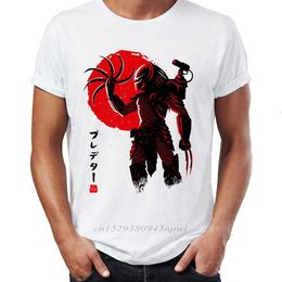 Hip Hop Men T-shirts The Predator Under Sun Artsy Awesome Artwork Printed Street Guys Tops & Tees Swag 100% Cotton Camiseta 210629