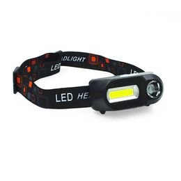 Head Lamps COB LED Headlight Headlamp USB Rechargeable Torch Night Light