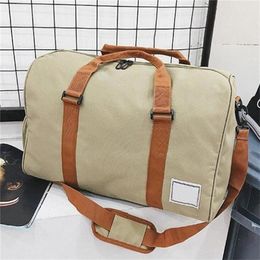 High Quality Men Travel Bags Hand Luggage Large Capacity Totes Portable Weekend Bags Casual Canvas Travel Duffle For Men Handbags