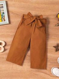 Baby Belted Wide Leg Pants SHE