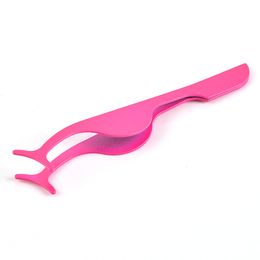 Eyebrow Tweezers Curler Stain Steel Slanted Tip Face Hair Removal Clip Eyelashes Brow Trimmer Cosmetic Applicator