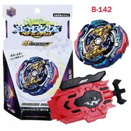 Burst B-142 Joker.00T.Tr ZAN Spinning Top Gyro Juguetes Metal Fusion Fafnir Blade Gyroscope Toys for Children Boys with Launcher X0528