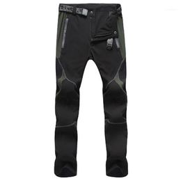 Outdoor Men Quick Drying Pants Colour Stitching Mountain Climbing Pantalones Mens Fashion Jogger Windproof Trousers 3XL1