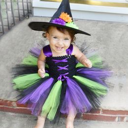 -Mascote boneca traje meninas festa de bruxa malha tutu vestido crianças princesa aniversário outfit halloween traje role play vestir cima fingido jogo sui