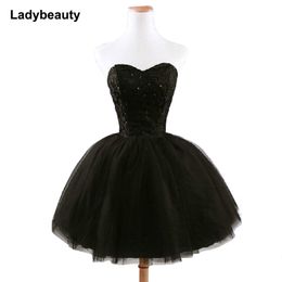 Negras Elegantes Vestidos Cortos De Fiesta Oferta Online | DHgate.com