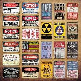 Warning Metal Sign Gun Notice Parking Only Poster For Pub Bar Club Wall Decor Keep Out No Trespassing Vintage Toil Rules Plated Plaque Size 30X20cm