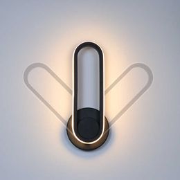 LED Wall Lamp Indoor Bedroom Bedside Reading Wall Light Living Room el Room Decoration Lighting Aluminium AC110V/220V 210724